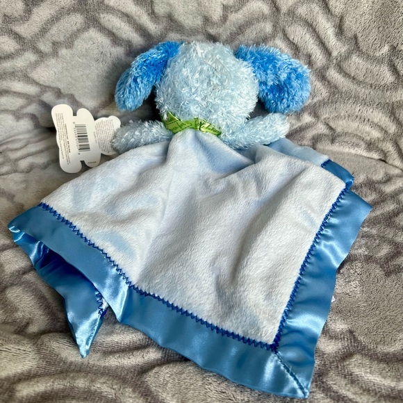 Child of Mine Carter’s Blue Puppy Security Blanket Lovey NWT - Picture 3 of 4
